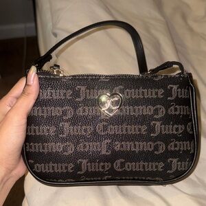Juicy Couture Black Mini Bag with Gold Details